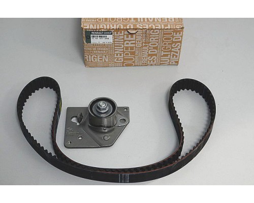 Комплект натягувач + ремінь ГРМ на Renault Trafic 2001-1.9dCi - Renault (Оригінал) - 7701477048