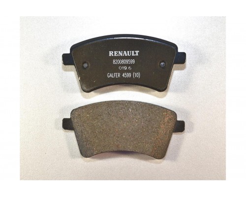 Дисковые тормозные колодки (передние) - Renault Kangoo II - 410601334R