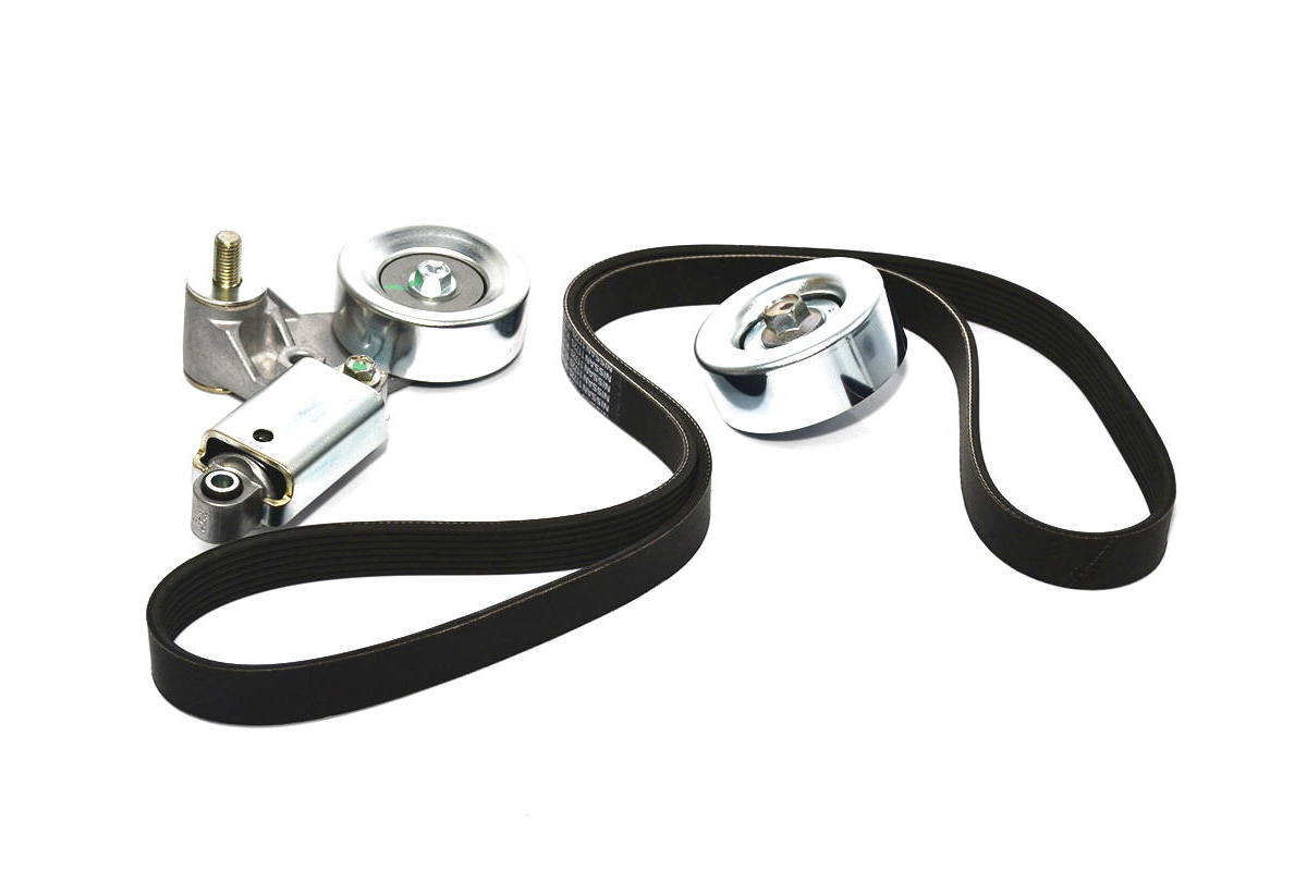 Комплект натяжитель + ролик + ремень на Renault Mascott 2004-2010 3.0dCi - Renault (Франция) - 7701477523