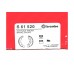 Барабанные тормозные колодки (задние) на Renault Logan I 2004-2012 - Brembo - S61520