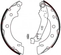 Барабанные тормозные колодки (задние) d=203x39mm на Renault Kangoo 1998-2008 -TRW (США / Германия) - GS8650