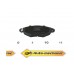 Дисковые тормозные колодки (передние) с датчиком на Renault Kangoo 1997-2008 - AutoTechteile - 504.0150