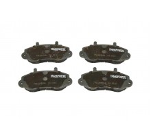 Дисковые тормозные колодки (передние) R15 на Renault Master II 1998-2001 - AutoTechteile - 504.0157
