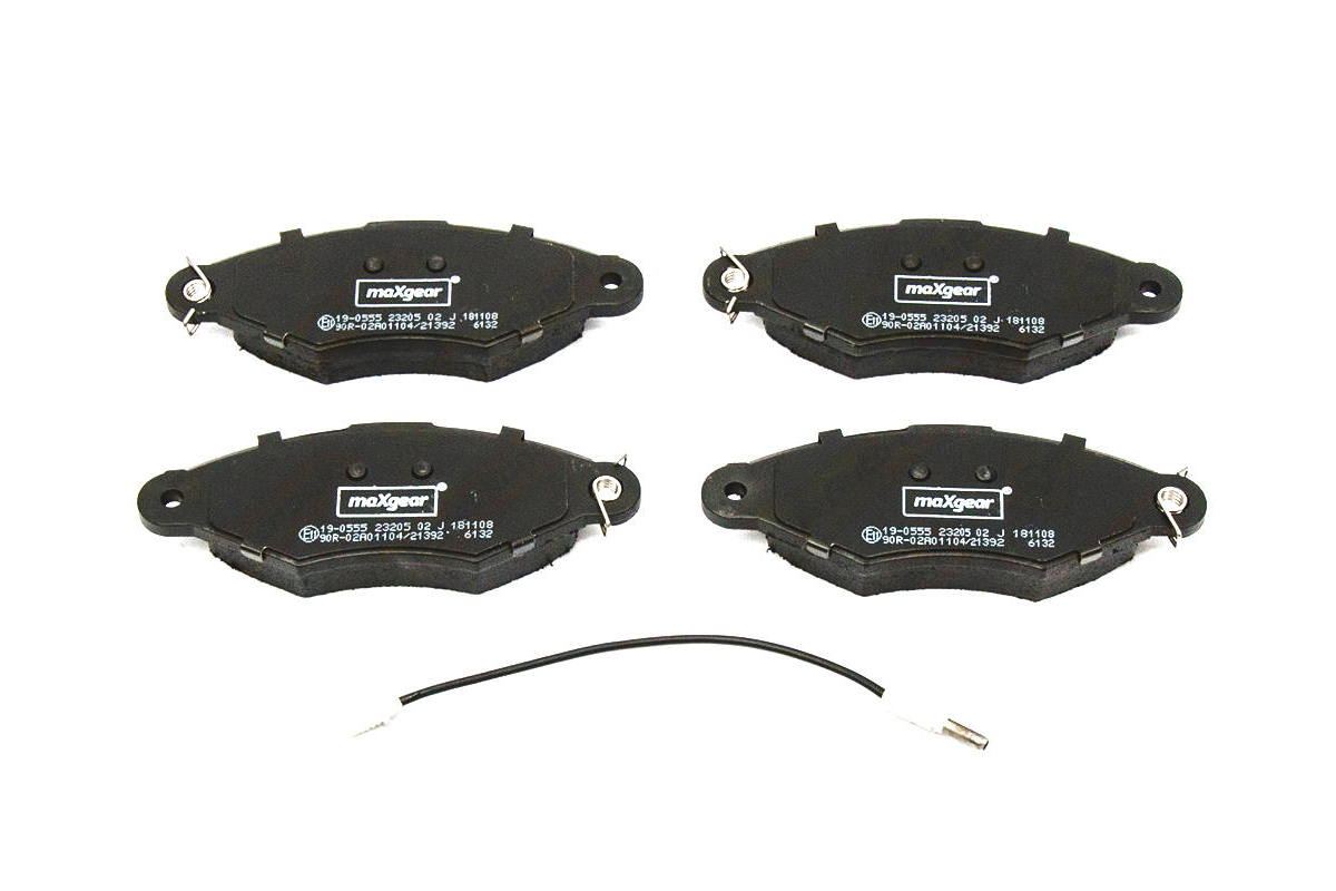 Дисковые тормозные колодки на Renault Kangoo 1997-2008 - MaxGear - 19-0555