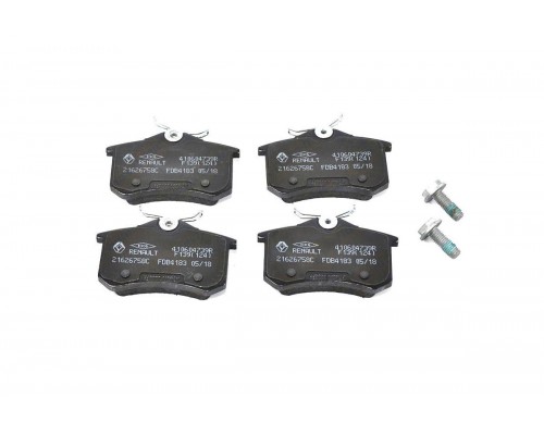 Дисковые тормозные колодки (задние) на Renault Megane III - Renault (Оригинал) - 440605713R