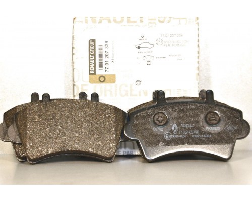 Дисковые тормозные колодки (передние) R16 на Renault Master II 2001-2010 - Renault (Оригинал) - 7701207339