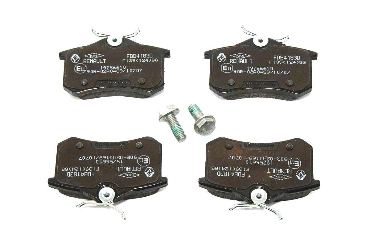 Дисковые тормозные колодки (задние) на Renault Megane II 2001-2009 - Renault (Оригинал) - 440602466R
