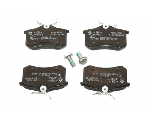 Дисковые тормозные колодки (задние) на Renault Megane II 2001-2009 - Renault (Оригинал) - 440602466R