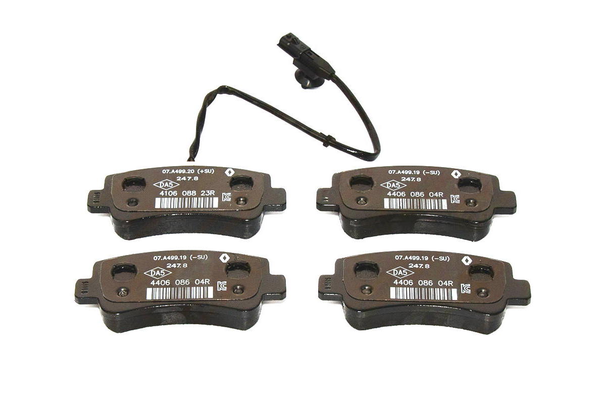 Дисковые тормозные колодки (задние) на Renault Master III 2010- FWD - Renault (Оригинал) - 440604591R