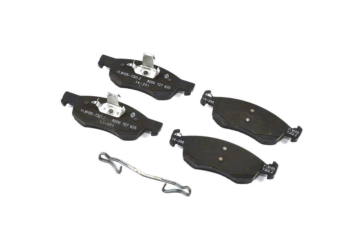 Дисковые тормозные колодки (передние) на Renault Logan I - Renault (Оригинал) - 6001549803