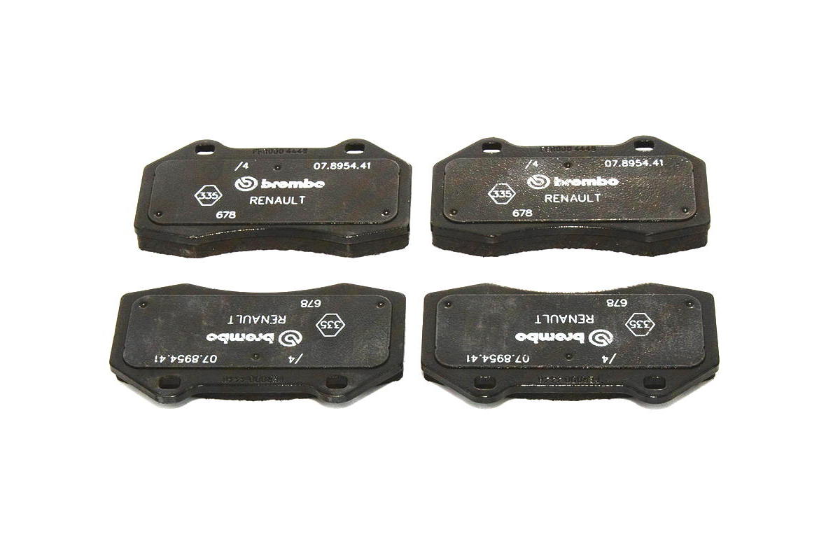 Дисковые тормозные колодки (передние) на Renault Megane II RS 2001-2009 - Renault (Оригинал) - 7701208218
