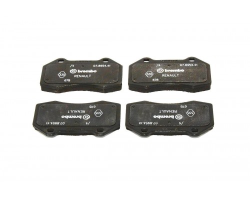 Дисковые тормозные колодки (передние) на Renault Megane II RS 2001-2009 - Renault (Оригинал) - 7701208218