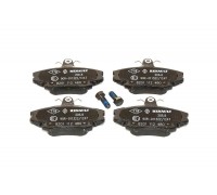 Дисковые тормозные колодки (передние) на Renault Clio II 1998-2005 - Renault (Оригинал) - 7701209639
