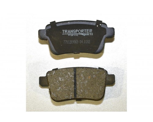 Дисковые тормозные колодки задние на Renault Kangoo II 2008- Transporterparts (Франция) 04.0182