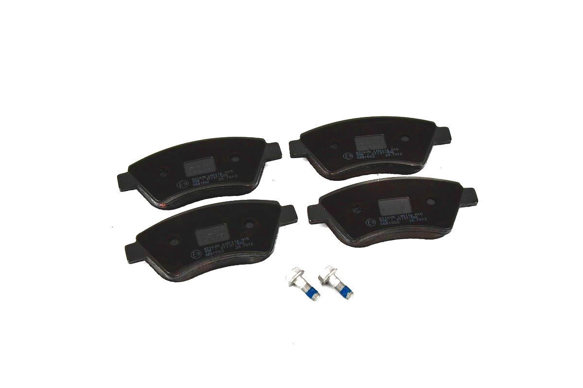 Дисковые тормозные колодки (передние) на Renault Kangoo 2001-2008 (4x4) - TRW (Германия) - GDB1552
