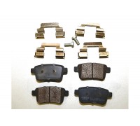 Дисковые тормозные колодки задние на Renault Kangoo II 2008 - Kamoka (Польша) - KAMJQ101136