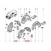 Клипса крепления обшивки на Renault Kangoo II 2008- - Renault (Оригинал) - 7703077435