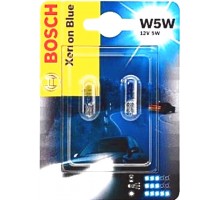Комплект безцокольных ламп W5W 12V 5W /Xenon Blue/ - на Renault Trafic 2001 - Bosch - 198730103