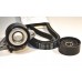 Комплект генератора + ролик + натяжитель (+АС) на Renault Kangoo 1997-2008 1.4, 1.6i 16V - 7701477517