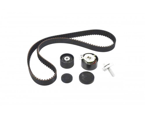 Комплект натяжитель + ролик + ремень ГРМ на Renault Kangoo 2001-2008 1.6 16V - GATES (Бельгия) - K015671XS