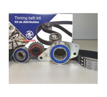 Комплект натяжитель + ролик + ремень ГРМ на Renault Kangoo 2001-2008 1.9dCi - Hutchinson - KH 71