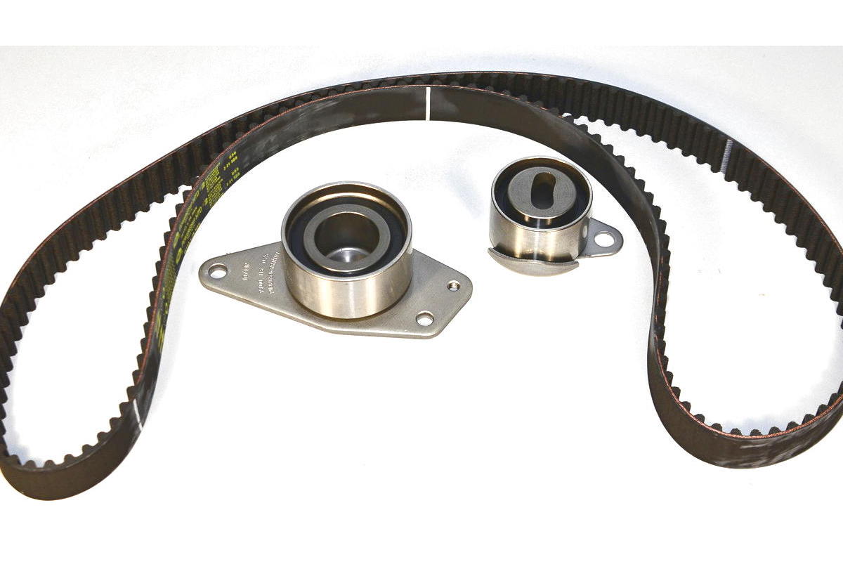 Комплект натяжитель + ролик + ремень ГРМ на Renault Kangoo 2001-2008 1.9dCi - Renault - 7701477047