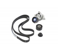 Комплект натяжитель+ролик+ремень на Renault Master II 06-2010 2.5dCi (+AC) - Renault (Оригинал) - 117204663
