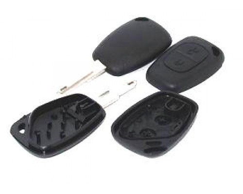 Корпус ключа БЕЗ язычка, на 2 кнопки на Renault Trafic 2001 - 291003