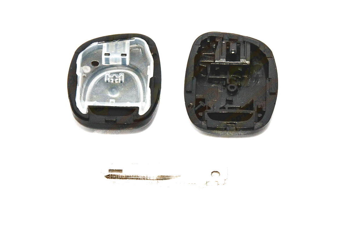 Корпус ключа с язычком, на 1 кнопку на Renault Kangoo 1997-2008 - DSP - 291001 Корпус ключа с язычком, на 1 кнопку на Renault Kangoo 1997-2008 - DSP - 291001