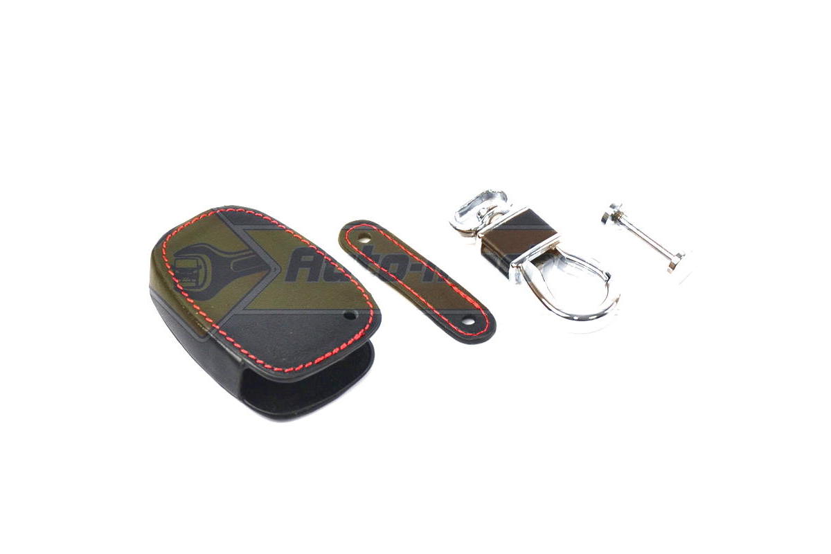 Кожаный чехол на корпус ключа (черный) на Renault Kangoo 1997-2008 - DSP (Китай) - PGCASEBLACK Кожаный чехол на корпус ключа (черный) на Renault Kangoo 1997-2008 - DSP (Китай) - PGCASEBLACK