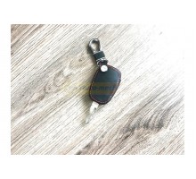 Кожаный чехол на корпус ключа (черный) на Renault Kangoo 1997-2008 - DSP (Китай) - PGCASEBLACK-3