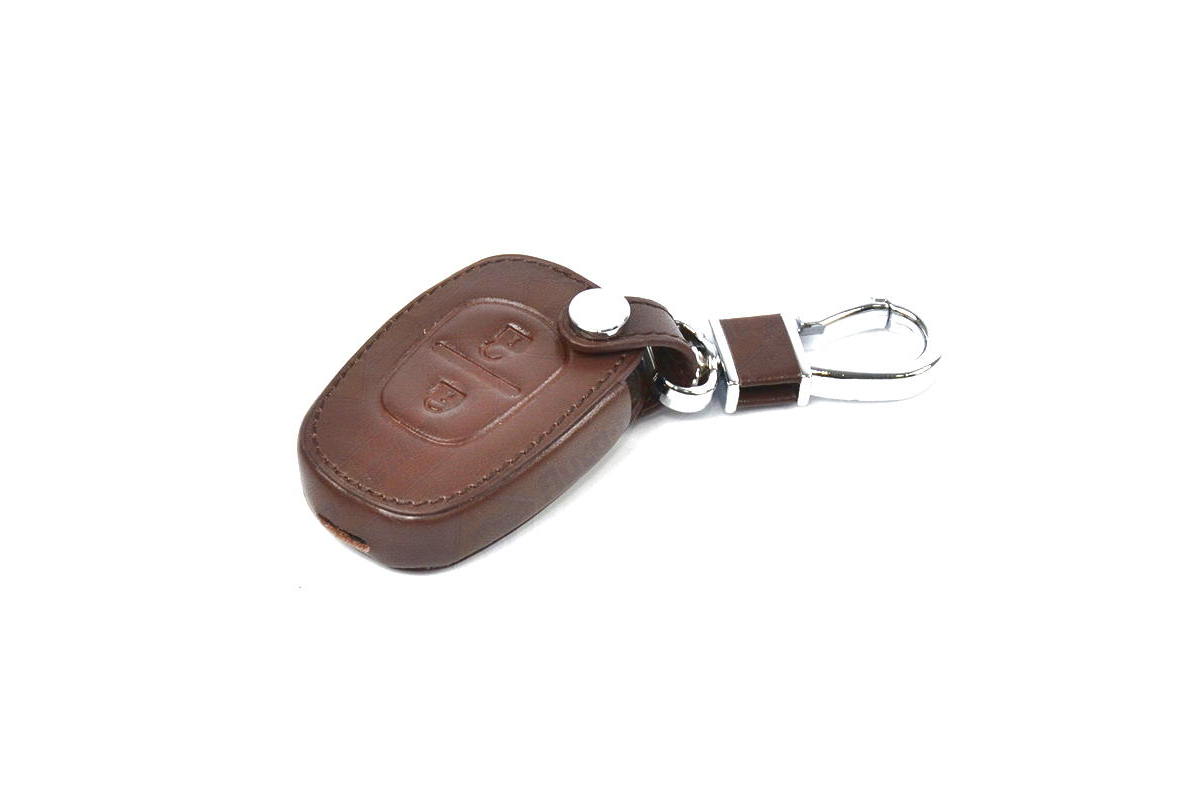 Кожаный чехол на корпус ключа (коричневый) на Renault Kangoo 1997-2008 - DSP (Китай) - PGCASEBROWN Кожаный чехол на корпус ключа (коричневый) на Renault Kangoo 1997-2008 - DSP (Китай) - PGCASEBROWN