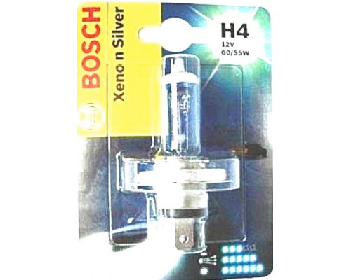 Ксеноновая лампа H4 12V 60/55W (Xenon Silver) блистер, на Renault Trafic 01 - Bosch - 1987301068