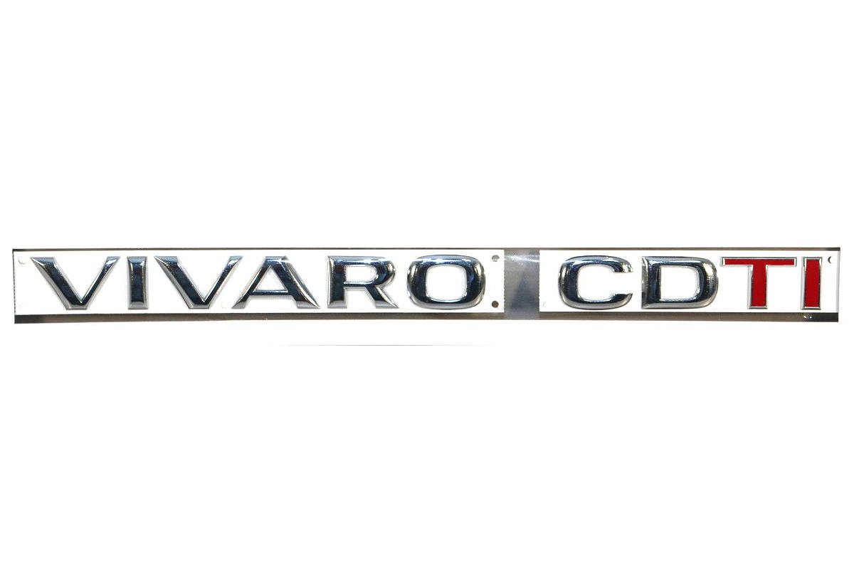 Надпись &#34;VIVARO CDTI&#34; (задняя дверь) на Opel Vivaro 2006 - Opel (оригинал) - 4416714
