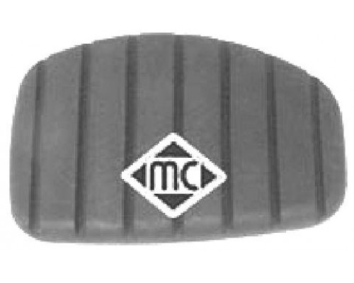 Накладка педали (сцепление / тормоз, 50mm) на Renault Master III 2010- Metalcaucho (Испания) - MC04717