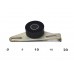 Натяжитель ремня генератора на Renault Kangoo 1997-2008 1.4 + 1.6 16V (-AC) - Hutchinson (Франция) - T0241