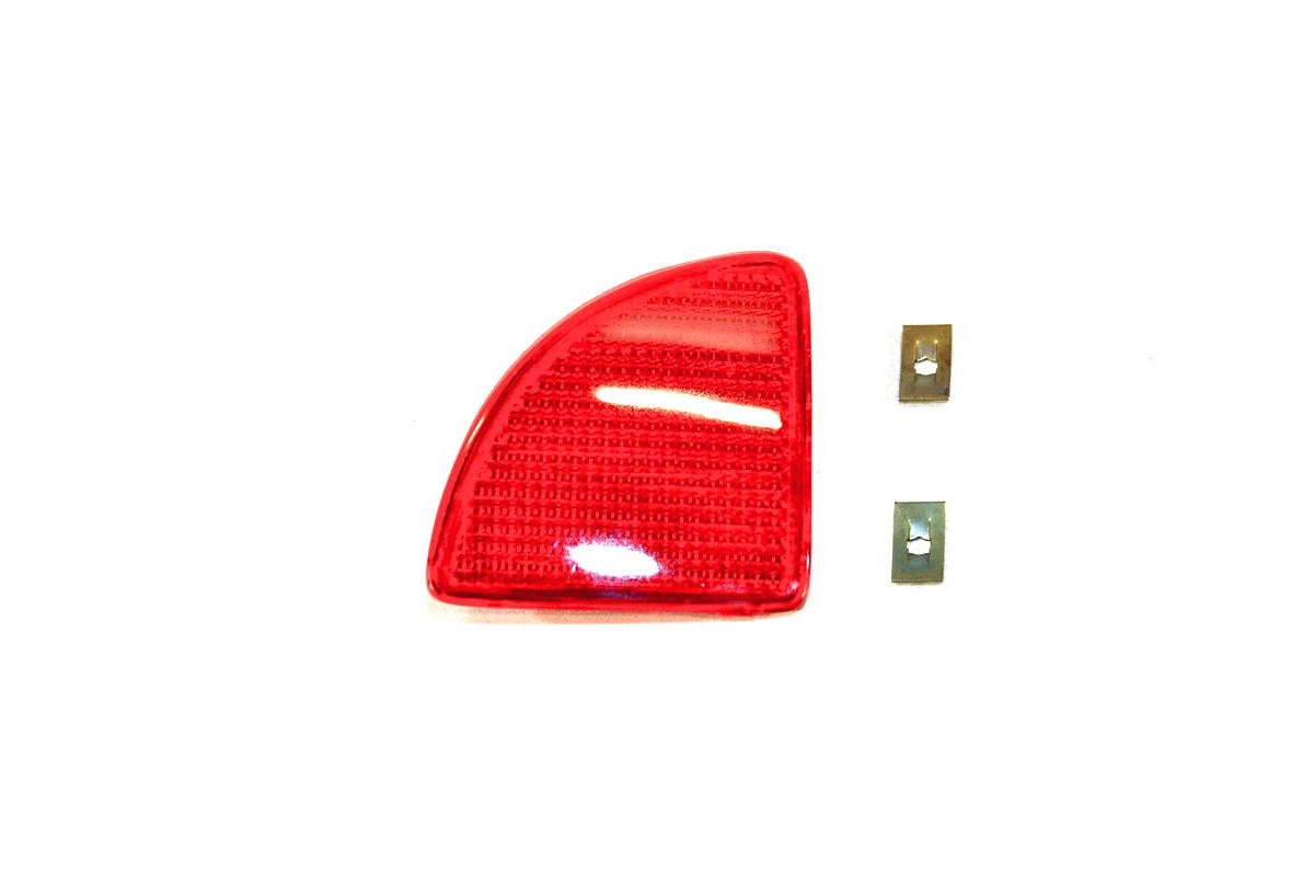 Отражатель в заднем бампере (L, левый) на Renault Kangoo 2003-2008 - Polcar (Польша) - O 6060876E
