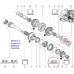 Подшипник КПП на Renault Trafic 2001- 25x59x18.75 - SNR (Франция) - EC35116