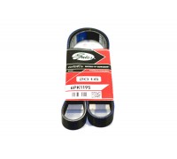 Поликлиновый (ручейковый) ремень на Renault Kangoo 1997-2008 - 1.9D - GATES (Бельгия) - GT 6PK1195