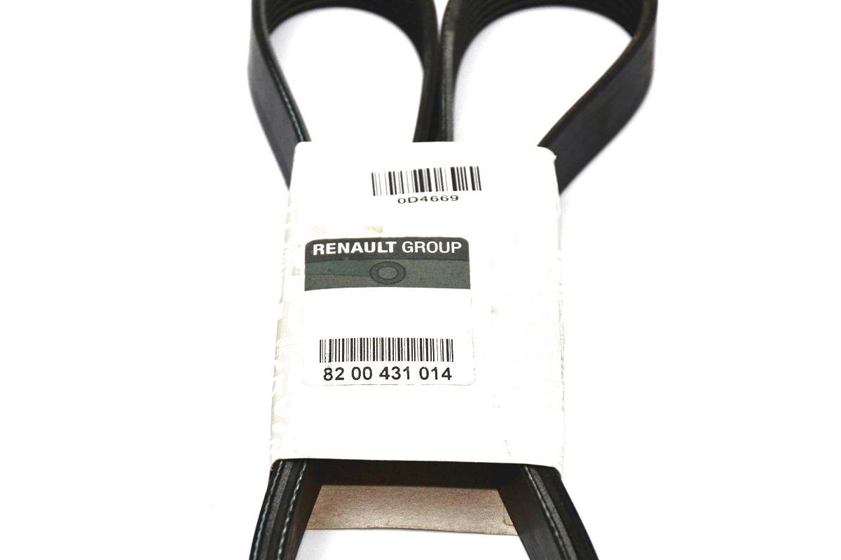 Поликлиновый (ручейковый) ремень на Renault Trafic II 2006-2014 (ALT, -AC)-Renault (Оригинал) - 82 00 431 014