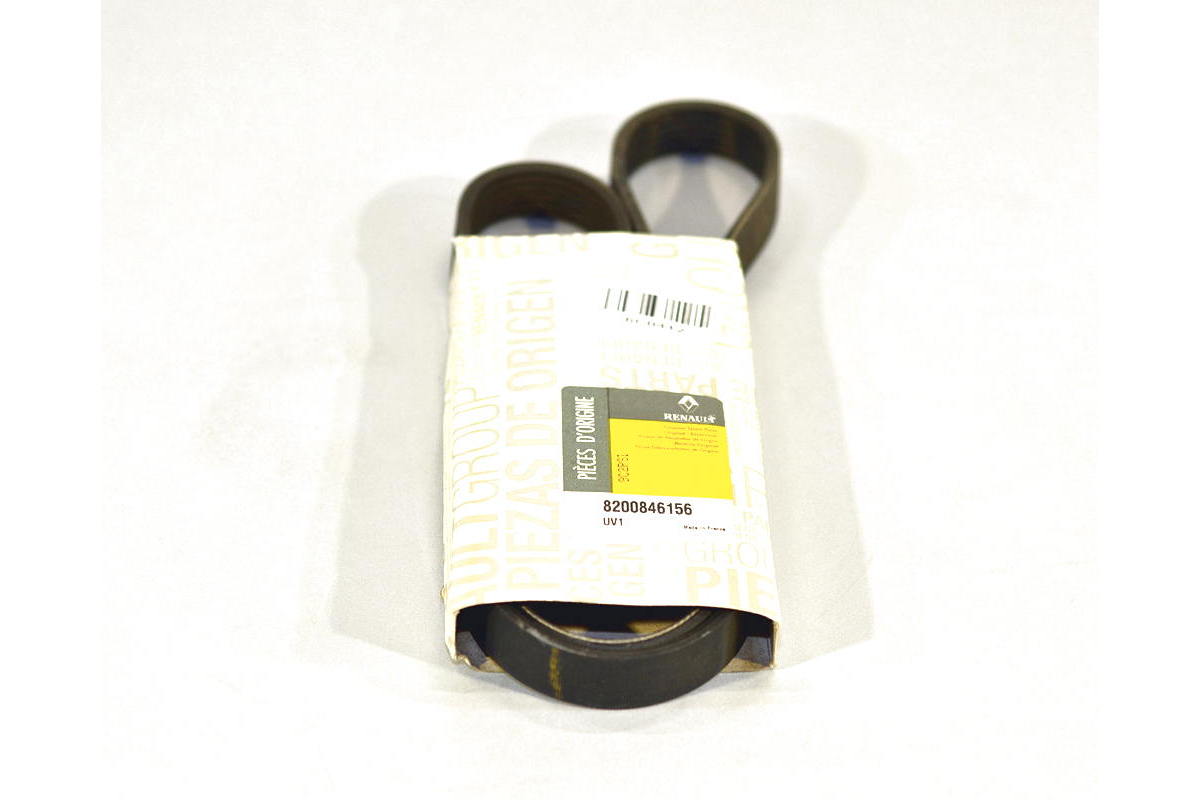 Поликлиновый (ручейковый) ремень на Renault Kangoo 1997-2008, 1.9D - Renault (Оригинал) - 8200846156