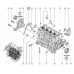Прокладка передньої кришки на Renault Kangoo 97-2008 1.9dCi - Renault (Оригінал) - 135208446R