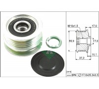 Ременной шкив генератора (6 PK) на Renault Kangoo 1.5dCi, 2005-2008 - INA (Германия) - 535 0116 10