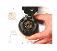 Розетка на фаркопе на Renault Trafic 01 - Renault (Оригинал) - 7711237237
