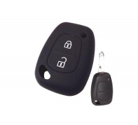 Силиконовый чехол на корпус ключа Renault Master II 1998-2010 - DSP (Китай) - PGBLACK