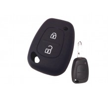 Силиконовый чехол на корпус ключа Renault Master II 1998-2010 - DSP (Китай) - PGBLACK