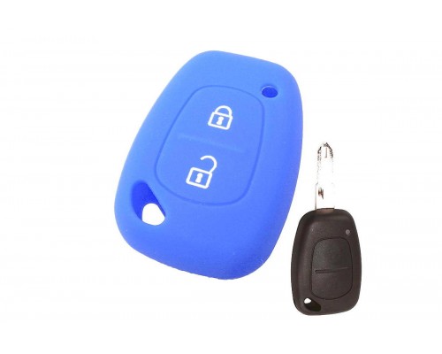 Силиконовый чехол на корпус ключа Renault Master II 1998-2010 - DSP (Китай)- PGBLUE