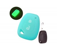 Силиконовый чехол на корпус ключа Renault Master II 1998-2010 - DSP (Китай)- PGNGBLUE