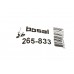 Соединительный хомут выхлопной системы на Renault Trafic II 2001-2014 - Bosal - BOS265-833