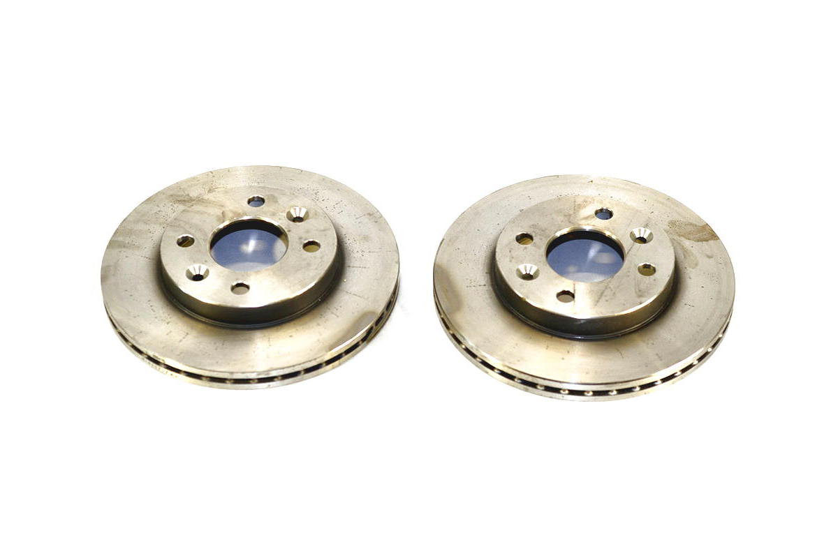Тормозной диск передний 238mm. (к-т 2шт) на Renault Kangoo 2001-2008 - RENAULT (Оригинал) - 7701204286